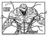 Riot Venom Drawittoo sketch template