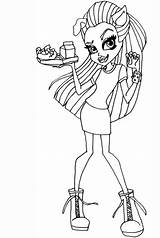 Howleen Coloring Pages Monster High Wolf Categories sketch template