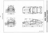 240z Datsun Chassis 280z Blueprints sketch template