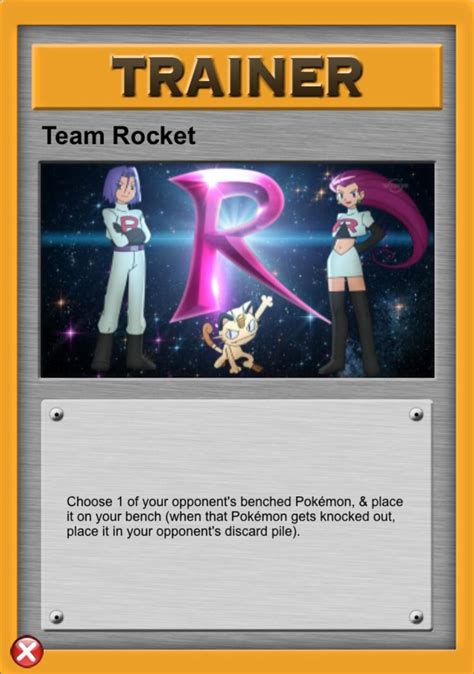 Team Rocket Trainer Card Pokemon Cards Pokemon Pokémon Tcg