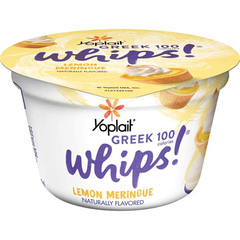 yoplait  whips greek yogurt lemon meringue  oz walmartcom