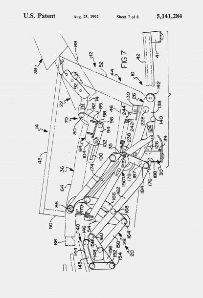 lane recliner parts diagram