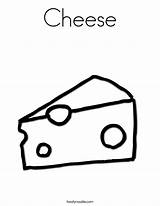 Cheese Coloring Pages Food Twistynoodle Printable Template Kids Noodle Twisty Built Print California Usa Chees sketch template