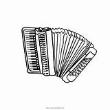 Fisarmonica Colorare Accordion Disegni Ultracoloringpages sketch template