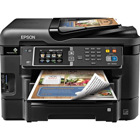 epson workforce wf     wireless color printer  scanner