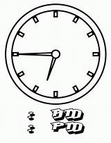 Clock Coloring Pages Time Clocks Wall Shows Printable Kids Circle Color Clipart Shaped Colouring Cuckoo Hora Steampunk Cliparts Beginners Es sketch template