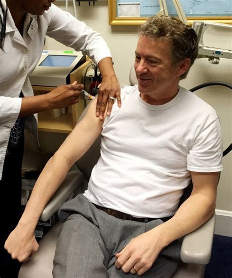 rand paul is linked to doctors group that supports vaccination
