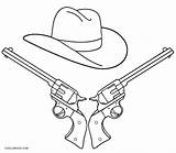Coloring Cowboy Gun Pages Western Nerf Drawing Guns Boots Printable Color Rifle Print Kids Cool2bkids Sniper Hats Template Getdrawings Cool sketch template