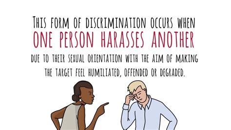 sexual orientation discrimination harassment youtube
