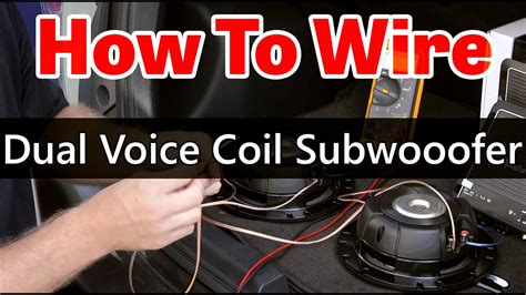 dual voice coil subwoofer wiring  series  ic dual voice coil subwoofer mtx audio