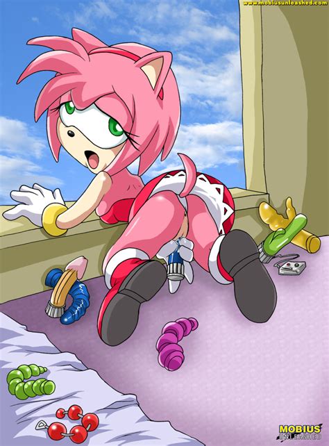 rule 34 amy rose anal beads dildo fucked silly headband hedgehog