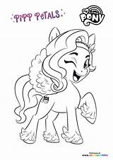 Pipp Petals Winking Izzy Jumping Moonbow Bridlewood Hitch sketch template