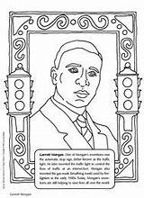 Coloring Morgan Garrett History Pages Month African Printables Printable Kids Activities American Sheets Sheet Inventor Colouring Facts Teachervision Grade Familyeducation sketch template