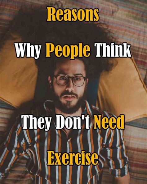 reasons  people   dont  exercise