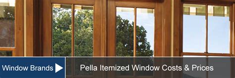 pella window prices costs supply installation