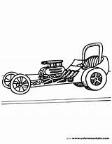 Getcolorings Dragster sketch template