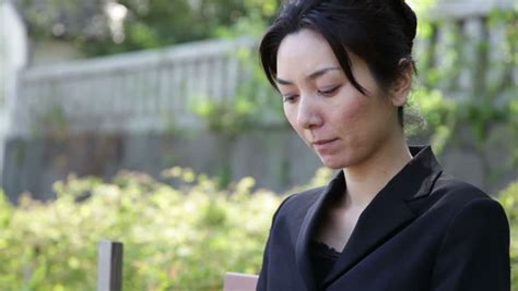 Japanese Business Woman Works And Stock Footage Video 100
