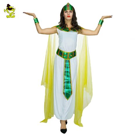 Adult S Women Green Cleopatra Costume Girls Egyptian
