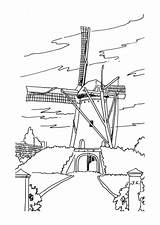 Windmills Coloring Pages Fun Kids sketch template