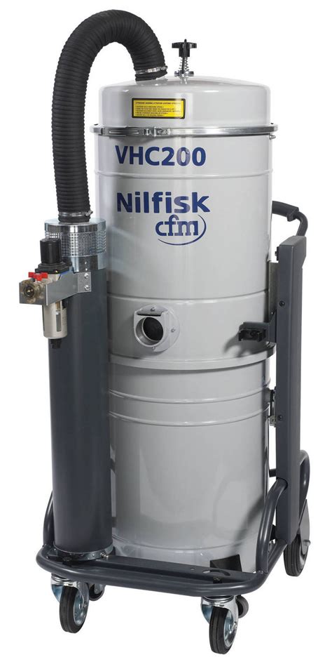 nilfisk industrial vacuums releases  air operated vacuum cleaner