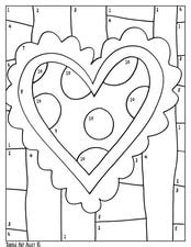 valentines day robot coloring pages