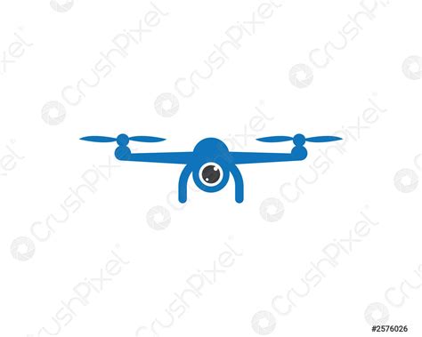 drone symbol vector icon stock vector  crushpixel