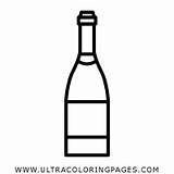 Bottle Coloring Wine Liquor Pages sketch template
