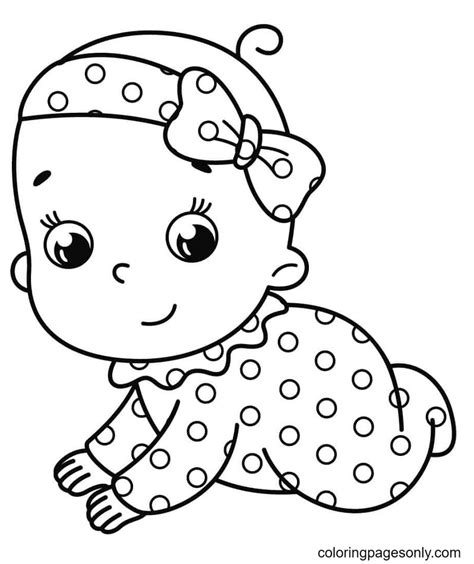 coloring page   baby