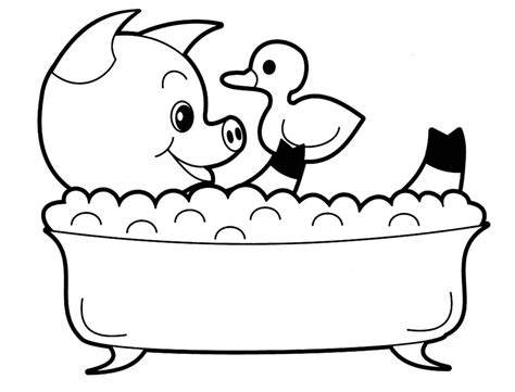 cute baby pig animal coloring pages print  coloring pages  kids