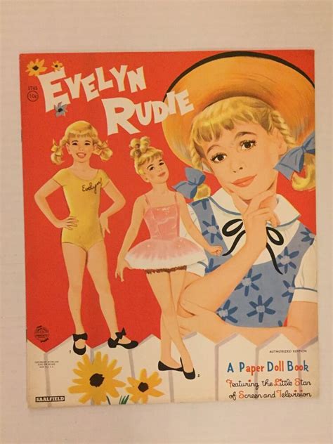 Vintage Paper Doll Evelyn Rudie Saalfield Ebay Paper Dolls