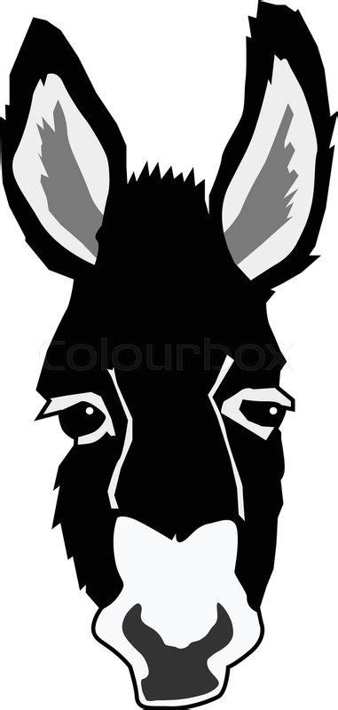 silhouette  donkey stock vector colourbox  colourbox donkey