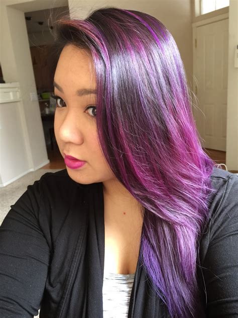 asian purple hair muscular asian porn