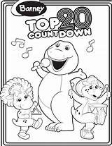 Barney Coloring Pages Countdown Bj Bop Baby Colouring Printable Kids Friends Hubpages Games Birthday Wikia Visit Sheets Preschool Wiki sketch template