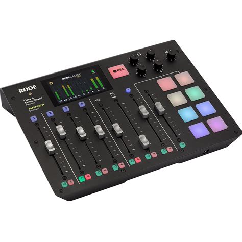 rode rodecaster pro integrated podcast production studio rcp bh