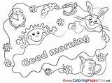 Morning Coloring Good Printable Sun Sheets Pages Sheet Cards Color Getdrawings Getcolorings Title sketch template
