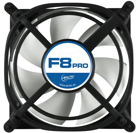 Ac Fan F8 Pro Arctic Gehäuselüfter F8 Pro 80 Mm Bei Reichelt Elektronik