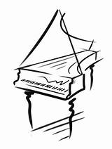 Harpsichord sketch template