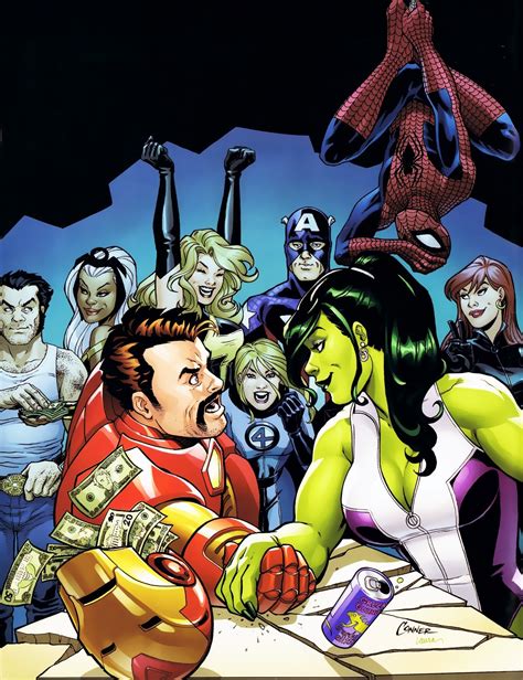 Iron Man Comics Spiderman Captain America Wolverine