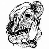Tekenen Drawing Doodskop Clipartmag Doodshoofd Imagui Drawings Calaveras Skulls Vida Caras Divujos Payasos Caveira Insane Hongos Library Tatuaje sketch template