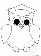 Owl Graduation Coloring Reddit Email Twitter sketch template