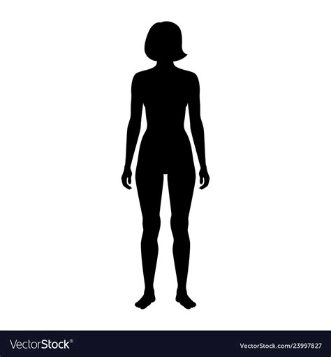 woman silhouette royalty  vector image vectorstock