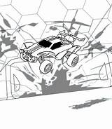 Rocket League Coloring Pages Wonder Arena Car sketch template