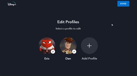 disney    add profile delete profile manage profiles disney    profiles