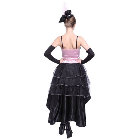 girls moulin rouge showgirl fancy dress   costume dance burlesque