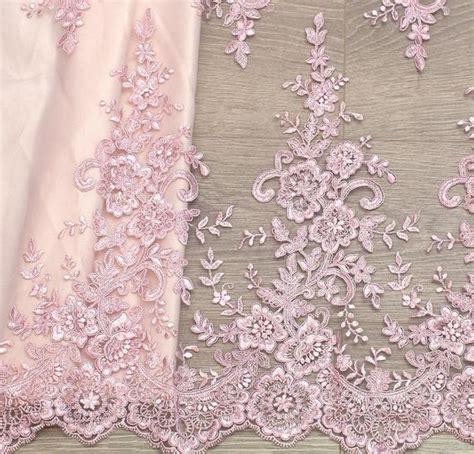 blush pink lace fabric light lilac lace royal blue wedding etsy
