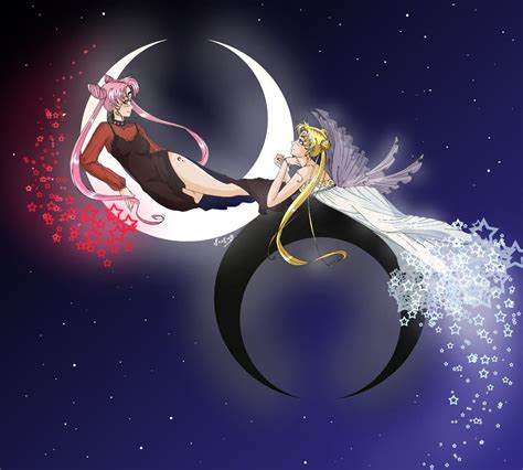 Black Lady And Princess Serenity Sailor Moon Villains Sailor Moon