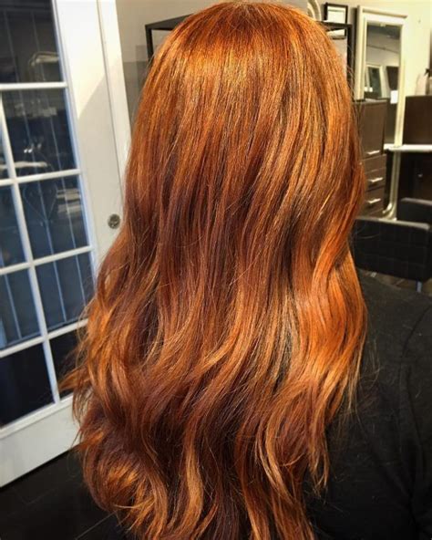 Copper Orange With A Golden Hint Red Hair Color Dark Orange Hair