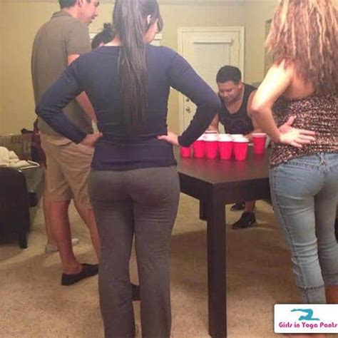 College Party Creep Shot Girls In Yoga Pants