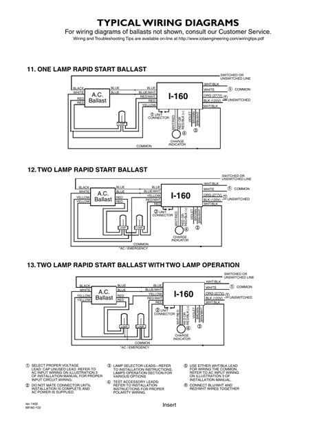 ballast wiring diagram