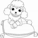 Coloring Pages Poodle Dog Puppy Cute Book Poodles Kids Choose Board Sheets Printable выбрать доску sketch template